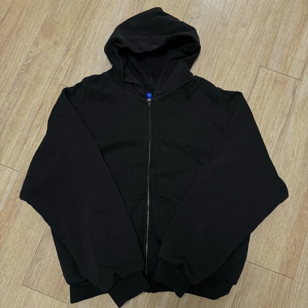 이지 후드집업 블랙 XL 