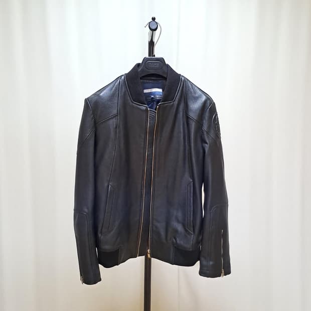 (택포) 고트스킨 해골음각 블루종 M A828