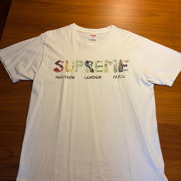 슈프림 18SS 락스 티셔츠 화이트 (Supreme Rocks Tee W