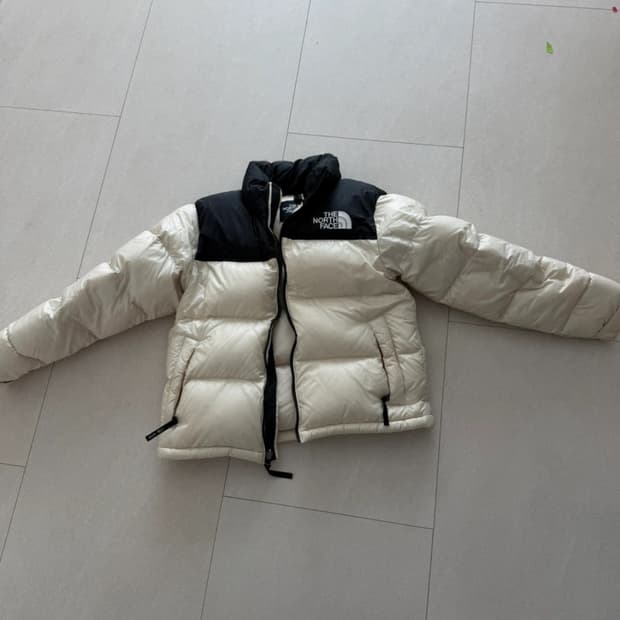 노스페이스 1996 에코 눕시 패딩 크림 M