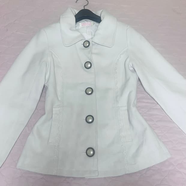 트랄라라 tralala 아이보리 프릴 레이스코트 히메갸루 리즈리사 stc