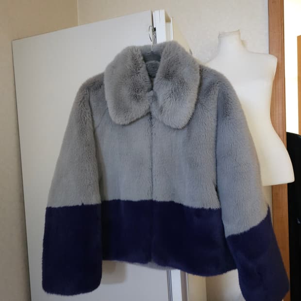 한섬 세컨플로어 퍼자켓