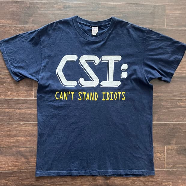 [L] 미국 빈티지 CSI 티셔츠