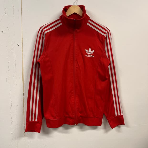 L) 아디다스 레드 트레이닝 집업 져지 O250