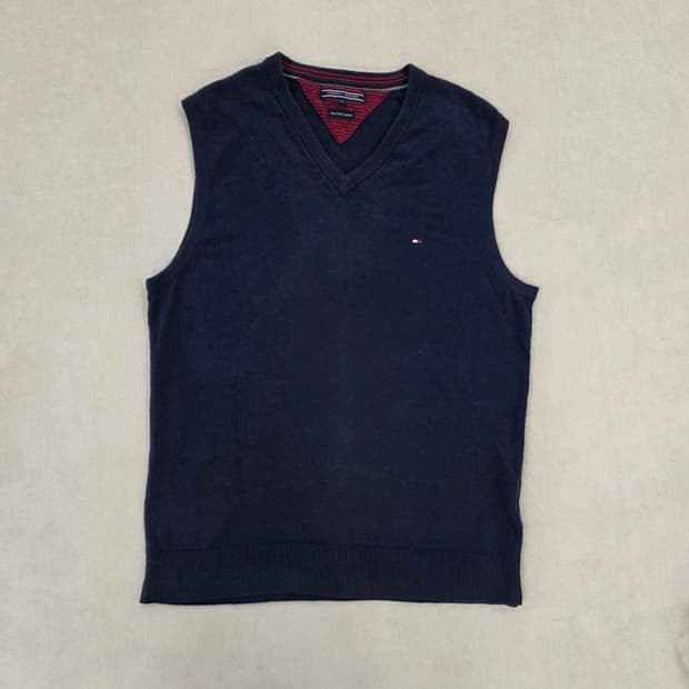 [M] 타미힐피거 코튼 조끼 베스트 0220J