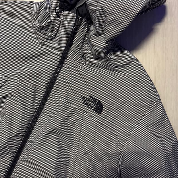 희귀 대장 노스페이스 체크 바람막이 m