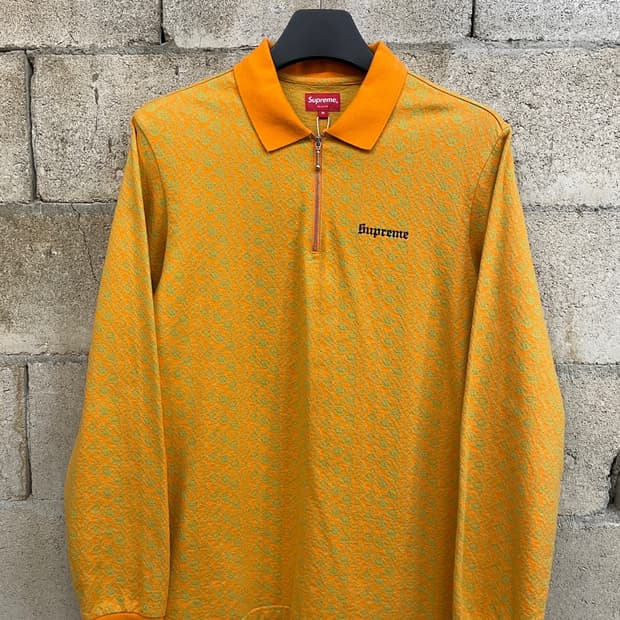 슈프림 플로랄 자카트 롱슬리브 