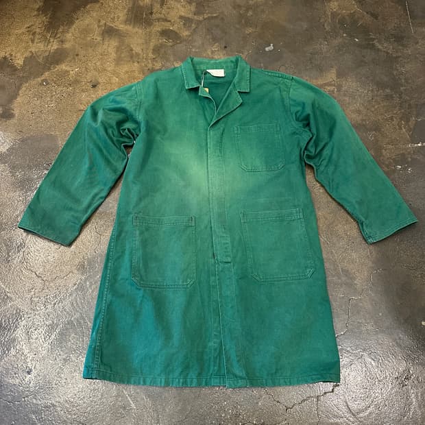 80s Euro 페이딩 워크코트 L