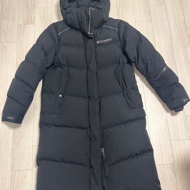 디스커버리 롱패딩 90