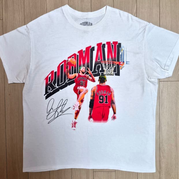 Dennis Rodman "91 Bulls" T-Shirt (L)