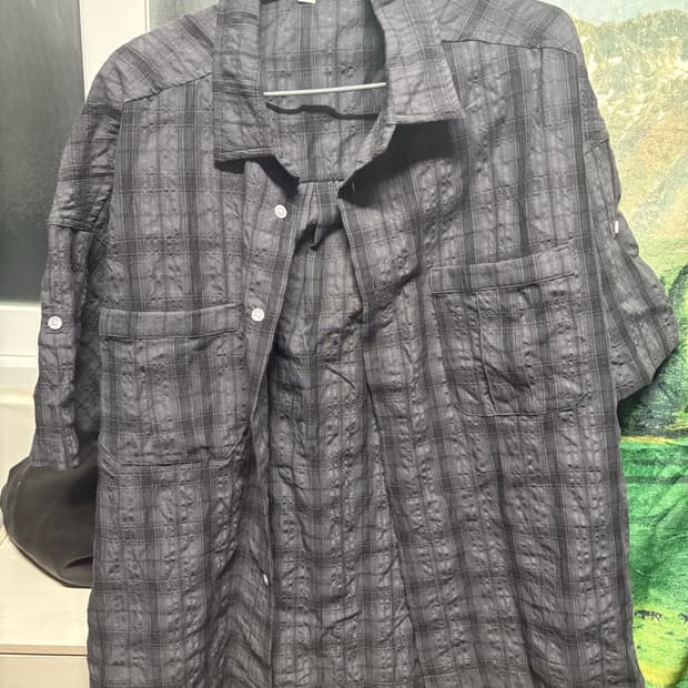 파르티맨토 체크 셔츠 M