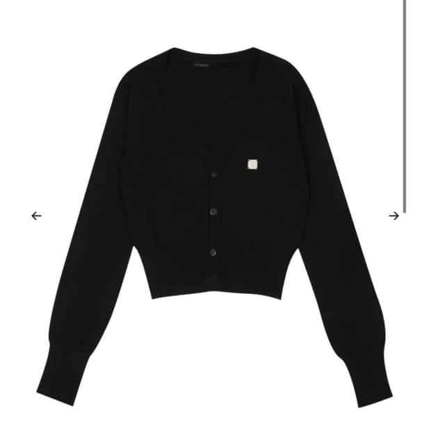 보레미안서울 Y Symbol Long Sleeve Cardigan