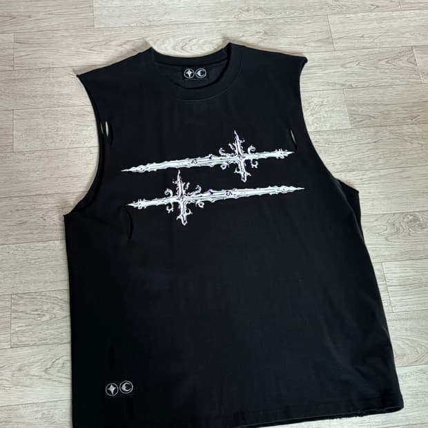 떠그클럽 크로스 티 슬리브리스 (2)