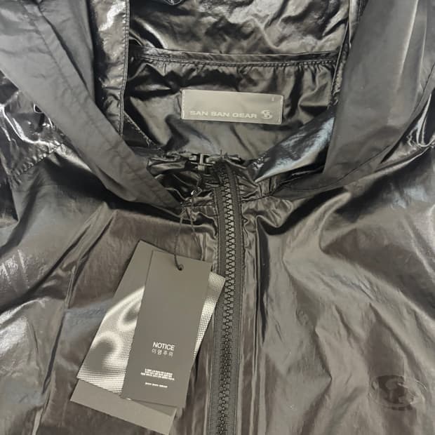 산산기어 luster jacket black 3size