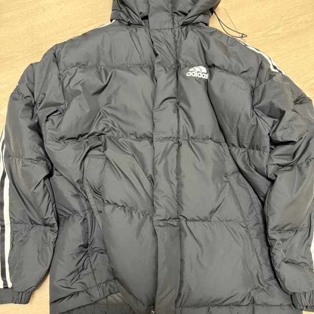 (L)아디다스 삼선 패딩 팝니다
