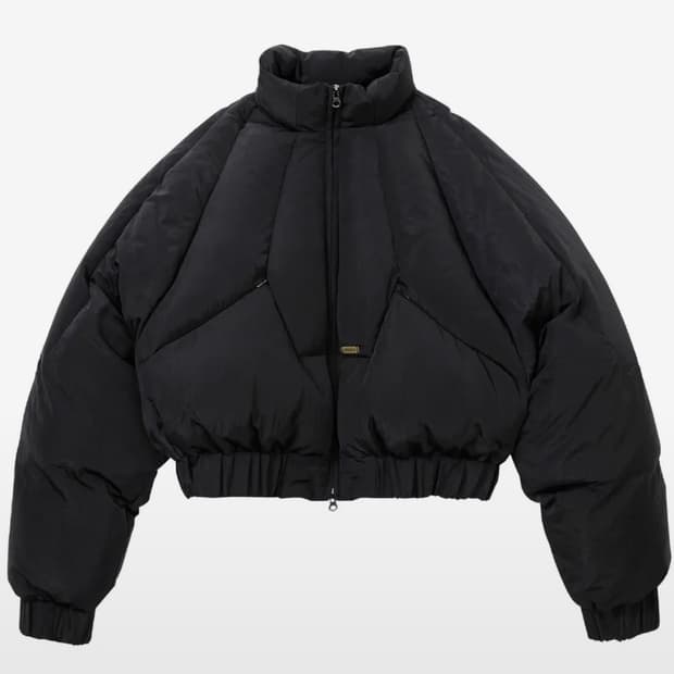 아조바이아조 Paneled DownShort Jacket 블랙 XL