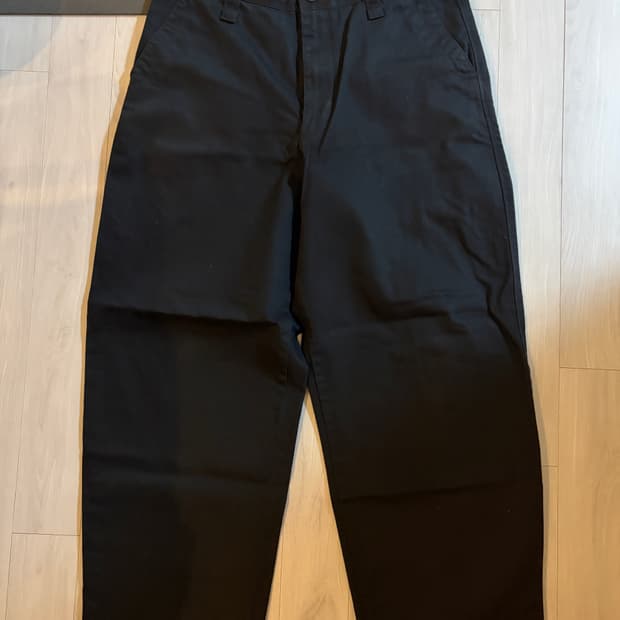 유니클로 U 블랙 치노 팬츠