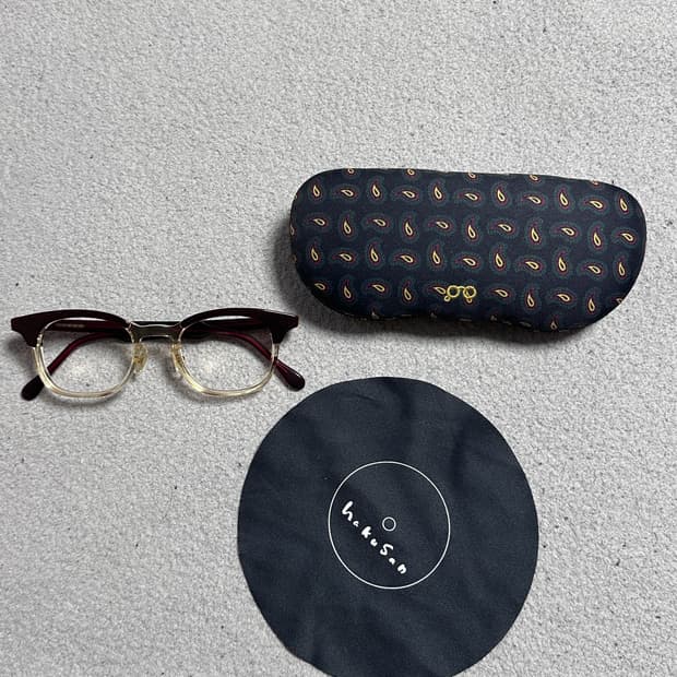 백산안경 하쿠산안경  포스트 / 브라운