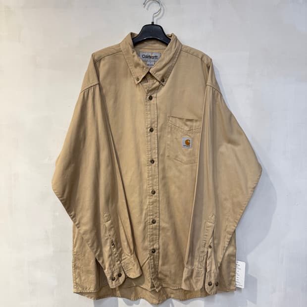 칼하트 베이지 긴팔셔츠