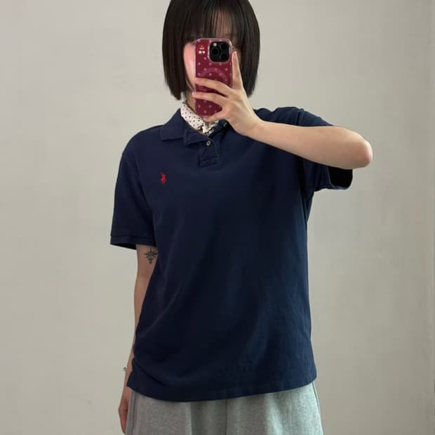 폴로 네이비 피케이 티셔츠