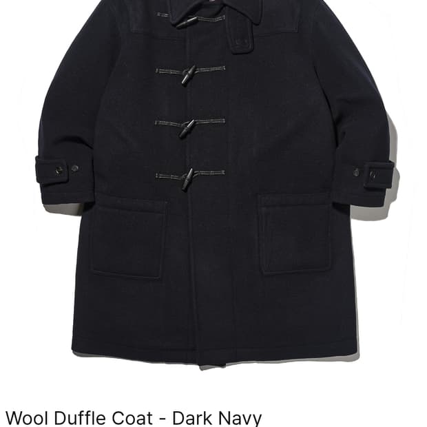 아워셀브스 25fw 울 더플코트 