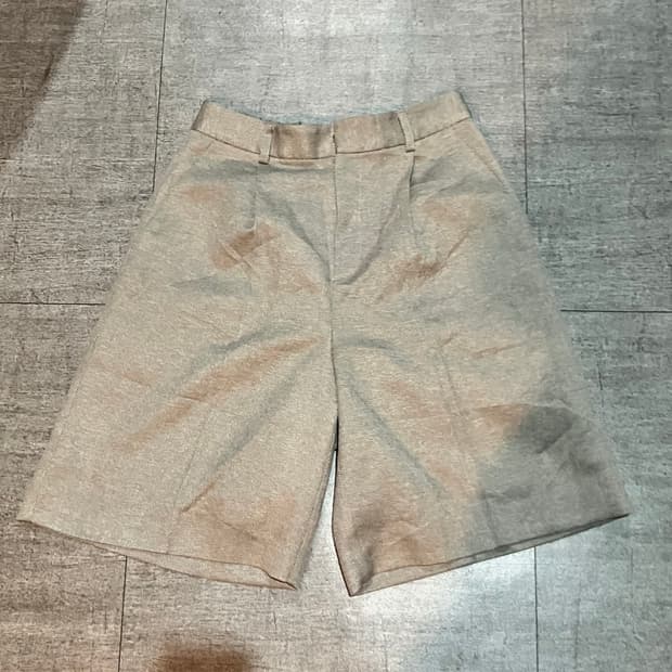 일본빈티지 하구미모리걸 할메카지아메카지 a핏세미와이드 버뮤다팬츠5부팬츠