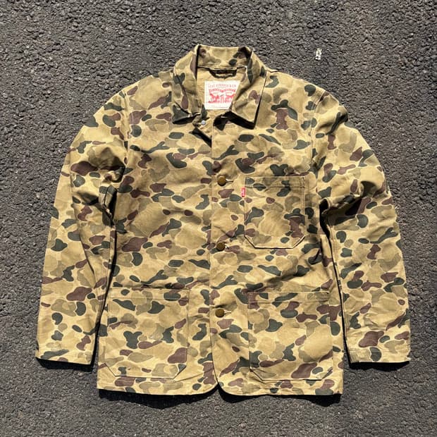 리바이스 카모 초어 자켓