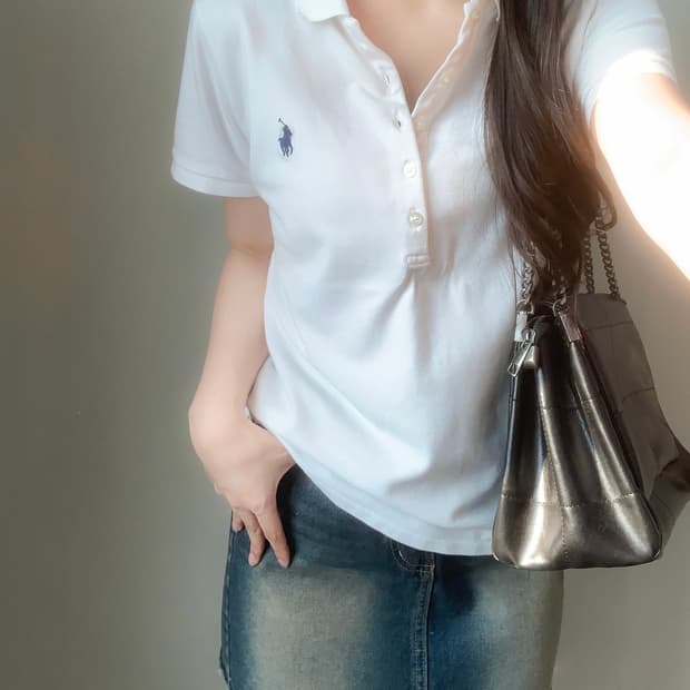 폴로 반팔 카라티 