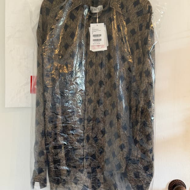 렉토 25SS 프렌치프린팅 대디셔츠 M