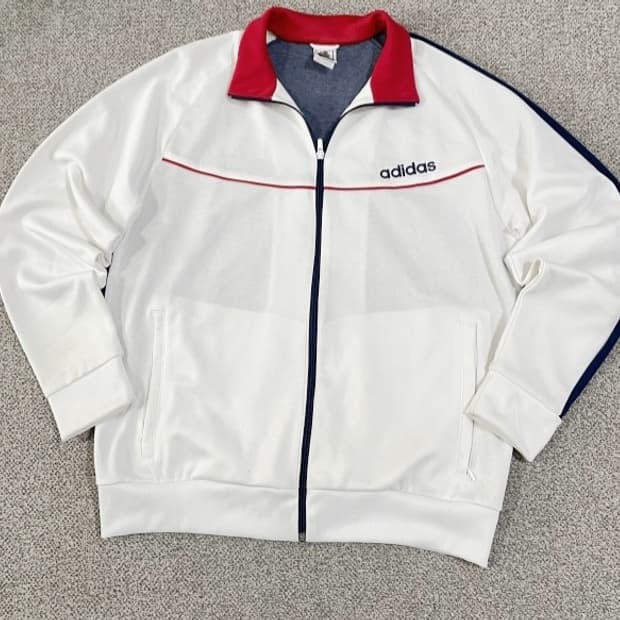 아디다스 2006 월드컵 USA 화이트 트랙탑 져지집업 110/XXL