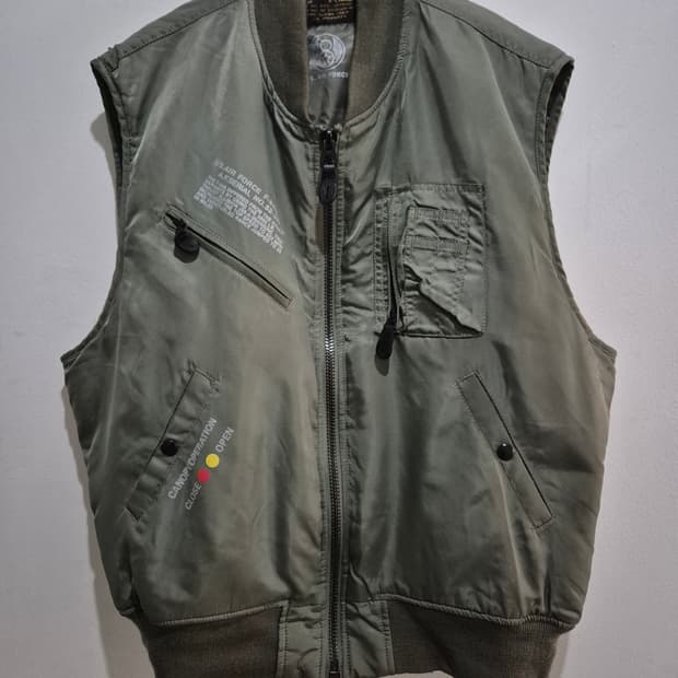 미군복각 ma-1 베스트