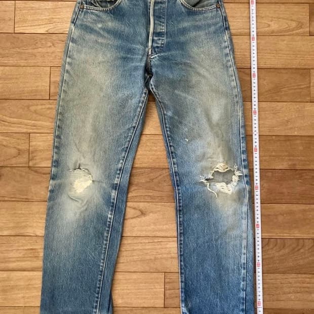 USA 80s Levi's 501 아카미미 28