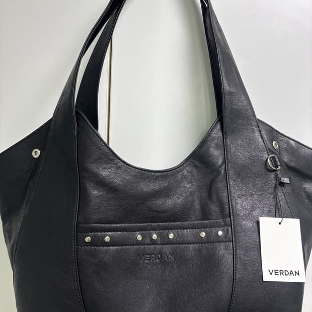 VERDAN Aube 소프트 쇼퍼백 블랙