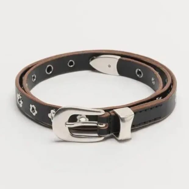 Our Legacy 아워레가시 플라워 스터드 벨트 (80)