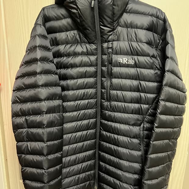 랩 경량패딩(블랙)