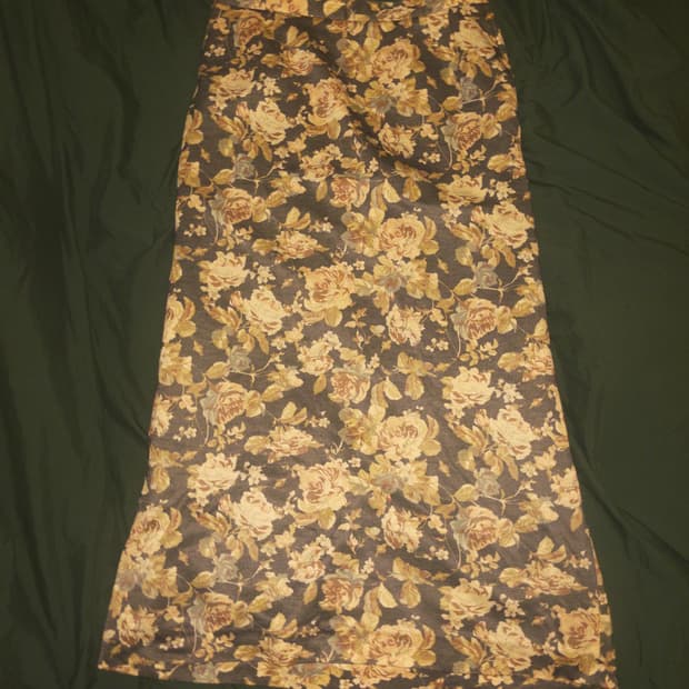 꽃무늬 롱 스커트