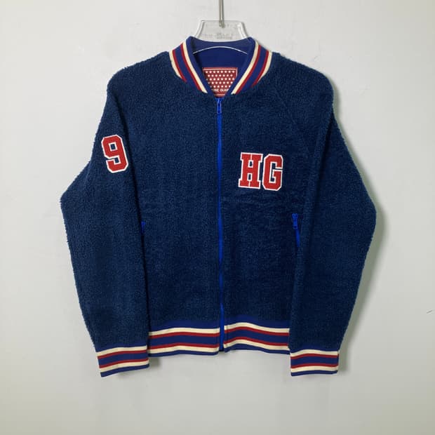 히스테릭 글래머 블루 플리스 집업 자켓 