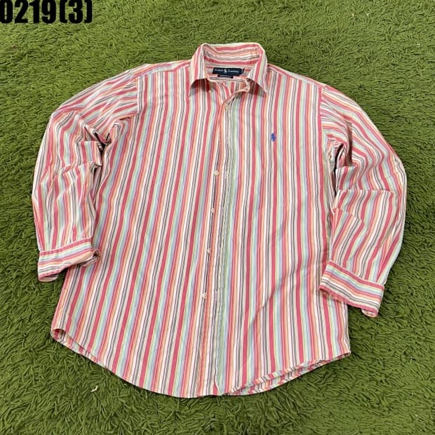 랄프로렌 스트라이프 긴팔 셔츠