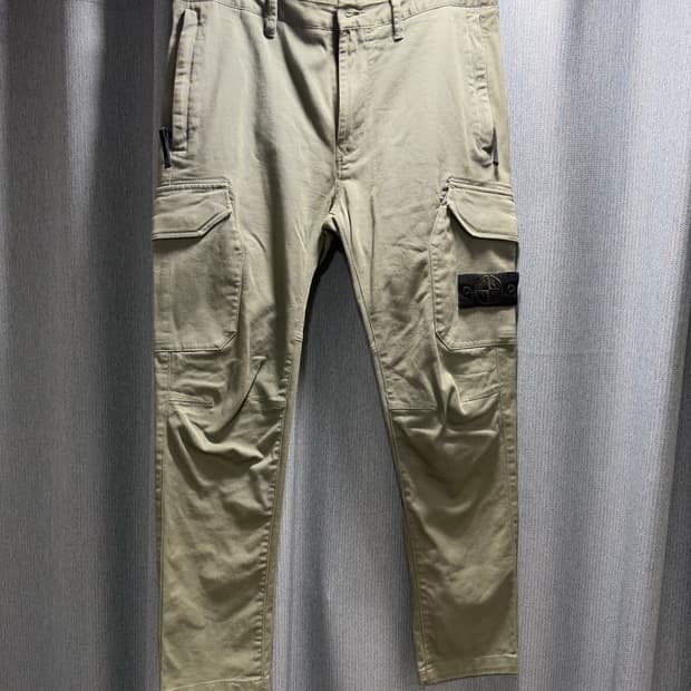 스톤아일랜드 카키 카고 팬츠 33