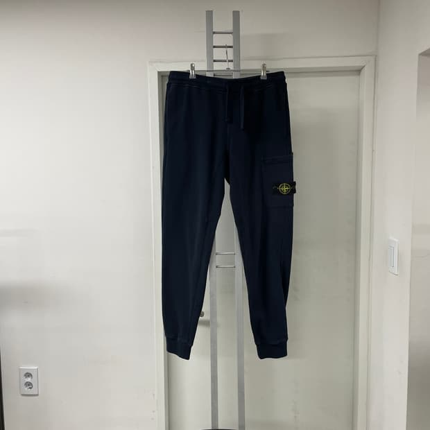 스톤아일랜드 와펜 조거 팬츠 네이비 L