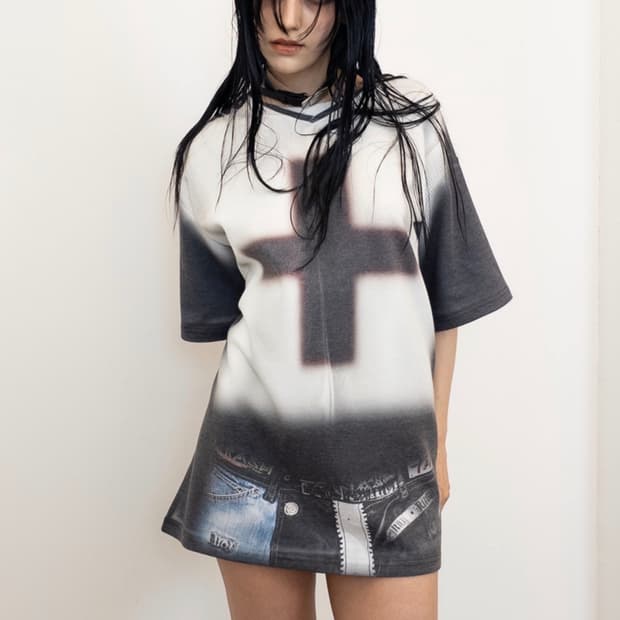 dogmaehks 오버사이즈 슬리브탑