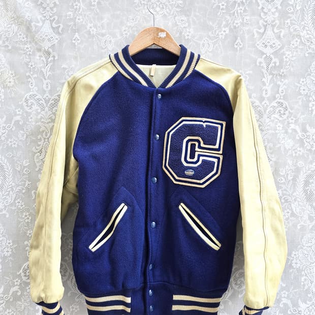 60-70s 라슬러 니팅 레터맨 바시티 (made in usa)