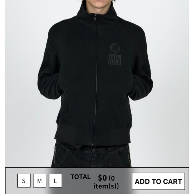 MPa CONTRAST ZIPPED JACKET