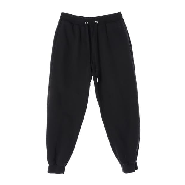 AMI 파리스 하트 로고 블랙 스웨트 조거 팬츠 XL