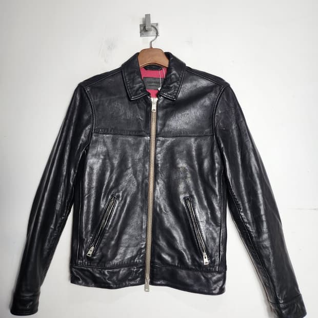 올쎄인츠 램스킨 레더 자켓