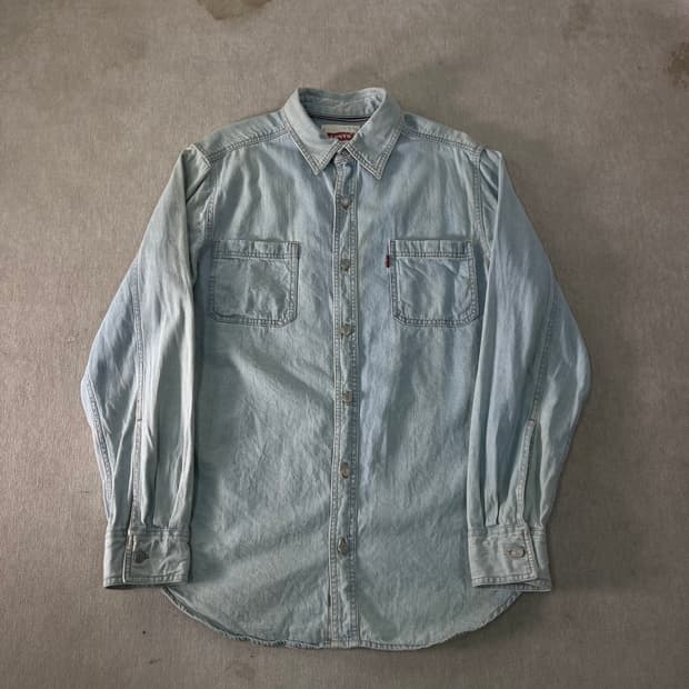 100 리바이스 데님 워크 셔츠