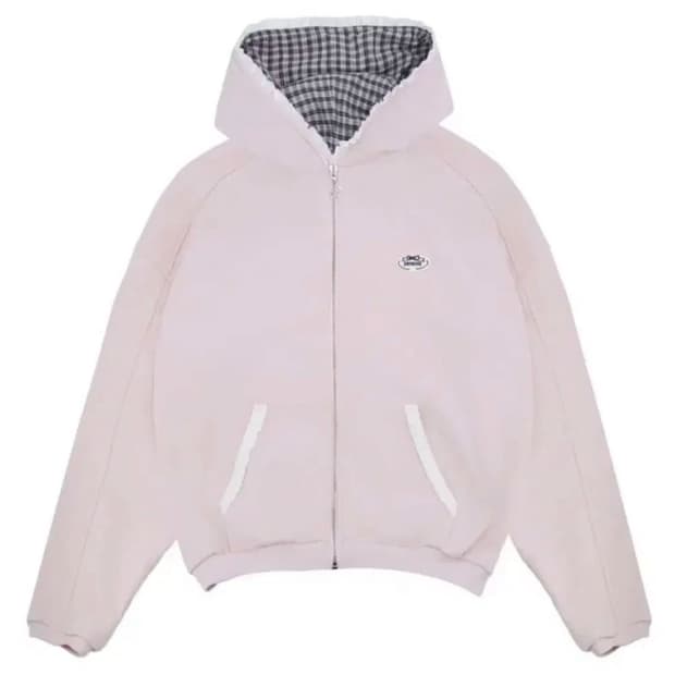 드라이로즈 빅리본 후드집업