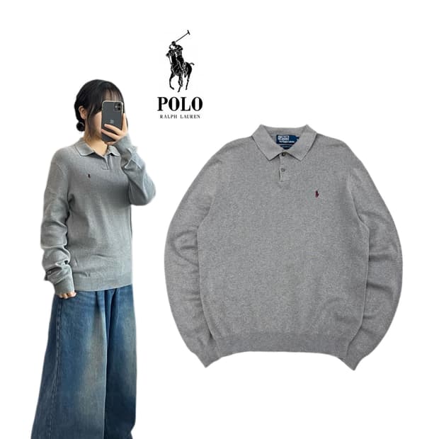 폴로 포니 PK 카라 니트