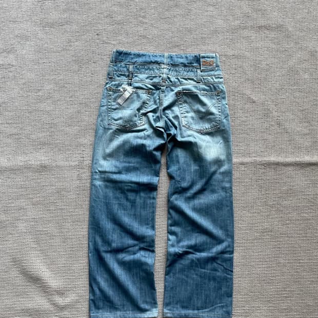 돌체앤가바나 더블 웨이스트 데님