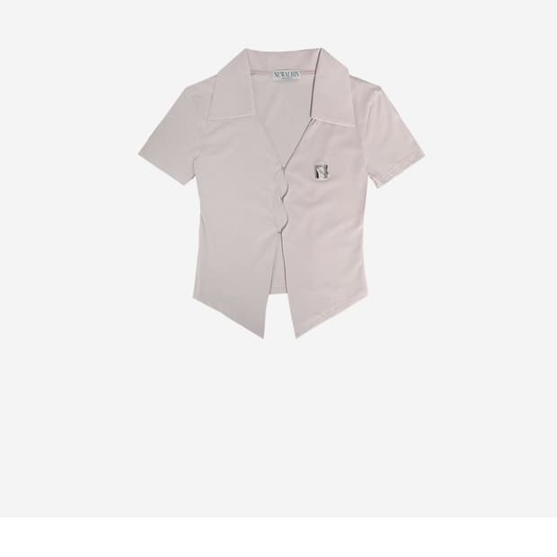 뉴얼린 Newalrin emblem short sleeve shirt T